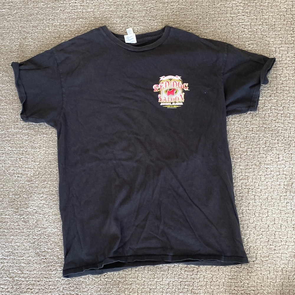 Large Red Dog Saloon Tee